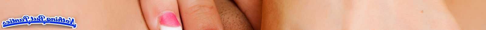 18P Aaliyah Love black stockings and a full pussy Full of her black cotton panties