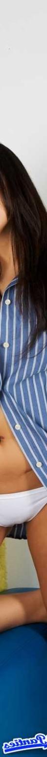 18P Kaylee white cotton bikini panties and mens shirt