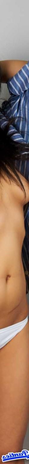 18P Kaylee white cotton bikini panties and mens shirt