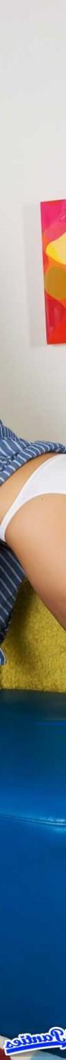 18P Kaylee white cotton bikini panties and mens shirt