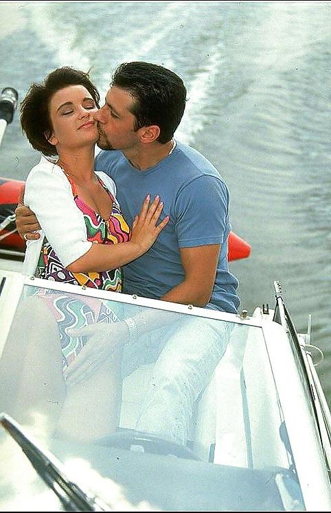 23P Lovely brunette getting fucked by three guys on a boat