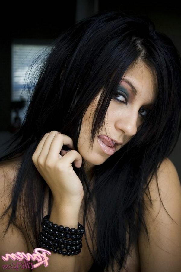15P Raven Riley in a bad schoolgirl outfit