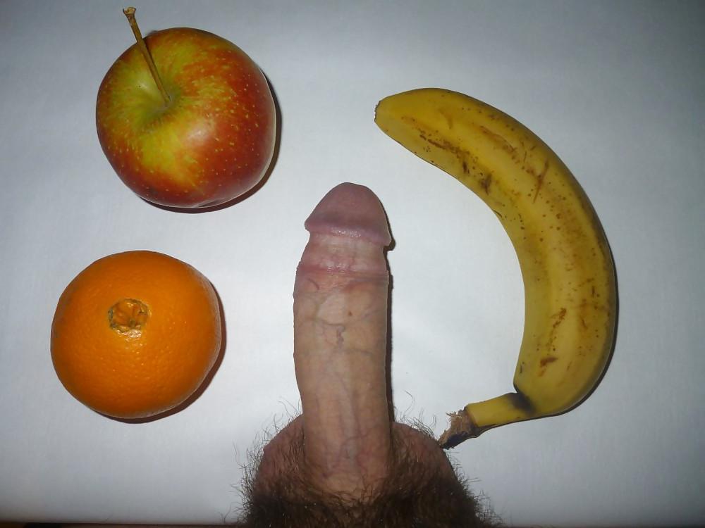 17P Big nice long dick fruit amateur photo