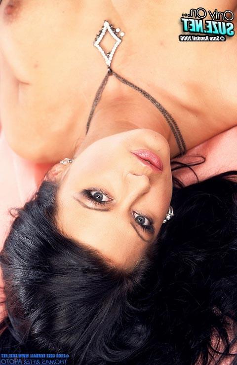 15P Booby pornstar brunette Kimberly Franklin posing