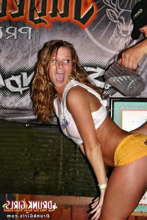 16P Hot and horny drunk girls showing their pretty tits at a party