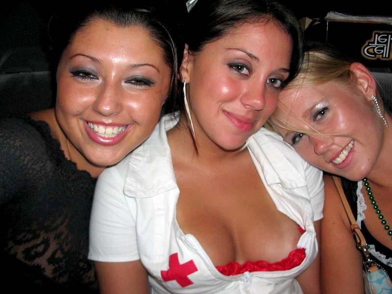 18P Drunk sluts accidentally showing breasts
