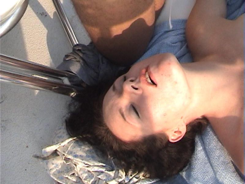 20P and she was on the boat buttnaked in no time. Watch as Terrill gets boat banged 