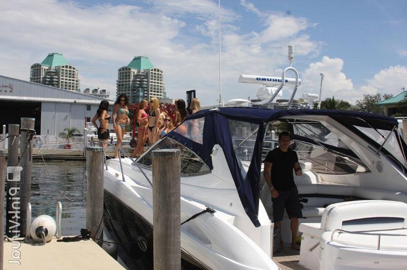 17P Hot slut bitches in amazing group orgy boat party