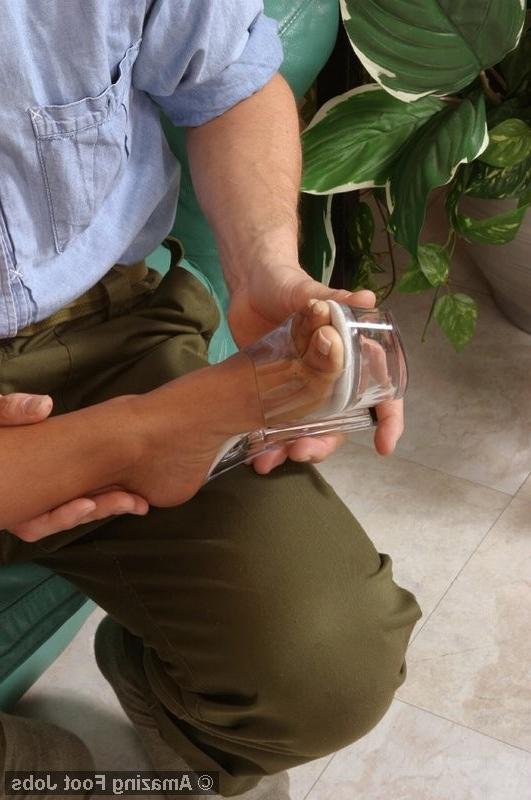 15P Footjob ends with cumshot
