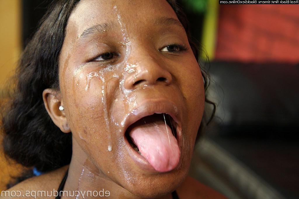 20P All Black girls drink multiple loads of White Boys Cum