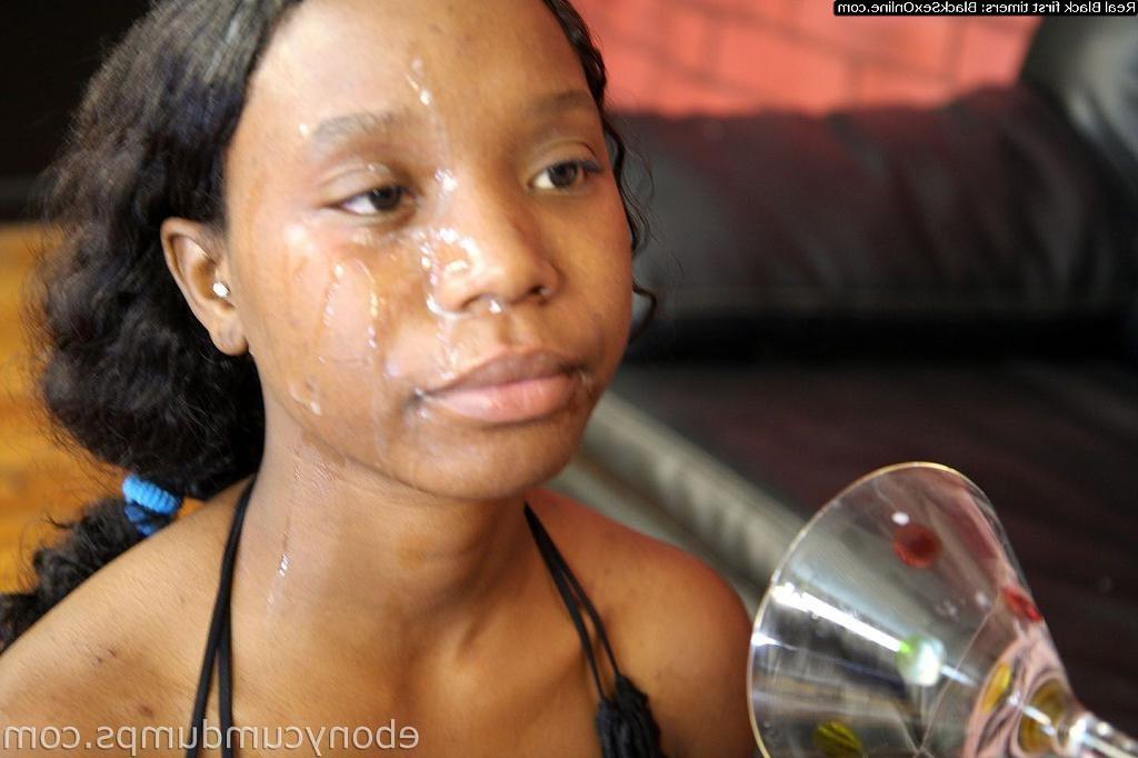 20P All Black girls drink multiple loads of White Boys Cum