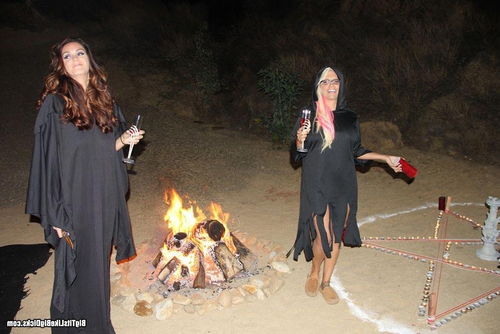 16P Horny witches Alison Tyler and Jacky Joy fucked in a sex ritual