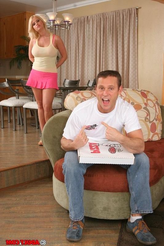 15P Hot busty blonde gets drilled hard by a lucky delivery boy