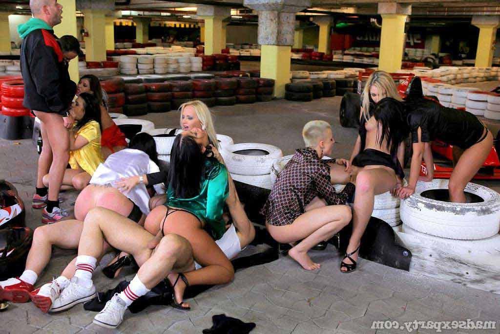 15P Hot gangbang sex party with sexy girls fucking and much more