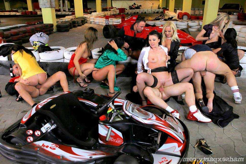 15P Hot gangbang sex party with sexy girls fucking and much more