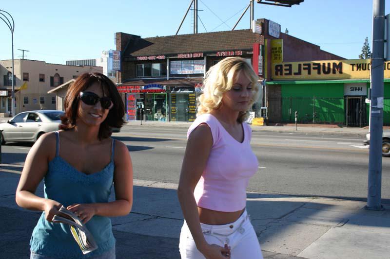 16P Blonde and brunette licking and dildoing