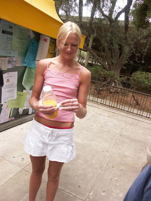 16P Tiny blonde pussy getting drilled by two old cocks