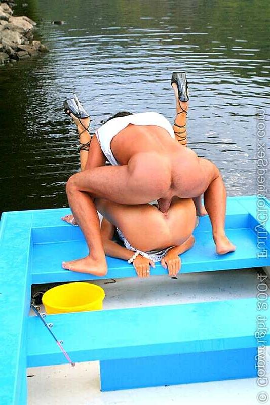 20P Secretaries and bosses having fully clothed groupsex on boat
