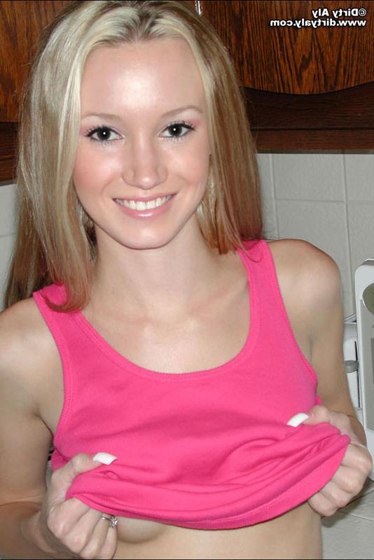 15P Dirty Aly gets frisky in the kitchen