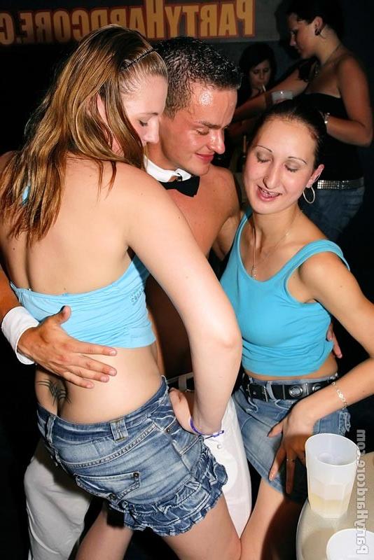 15P Drunk hot girls sucking and fucking hard on hardcore party