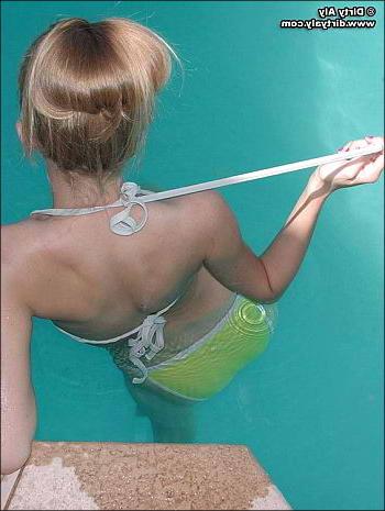 17P Dirty Aly strips in the pool