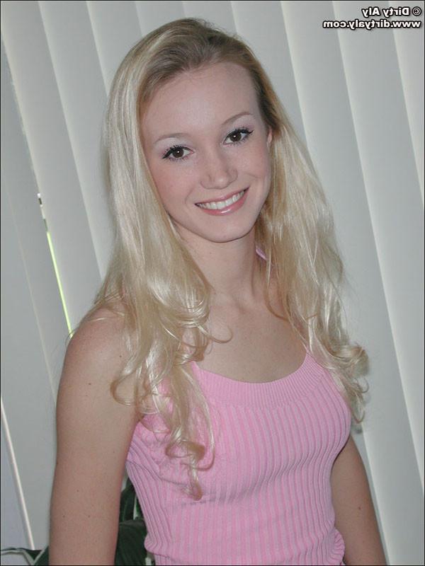 16P Dirty Aly Looking Hot in White Skirt