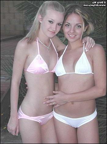 17P Dirty Aly and Jordan Capri strip and get naked