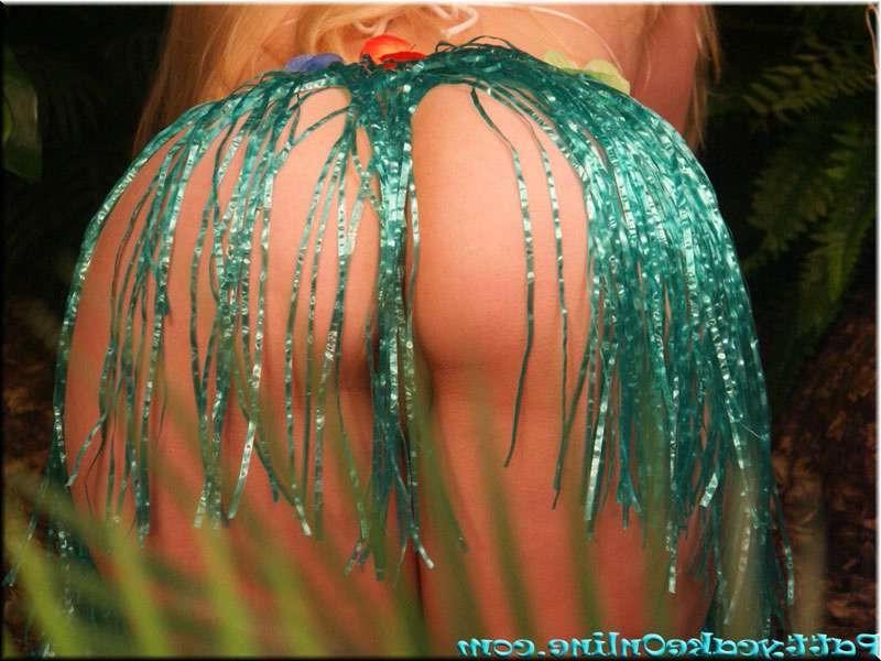 15P Busty teen Patty in a mermaid costume