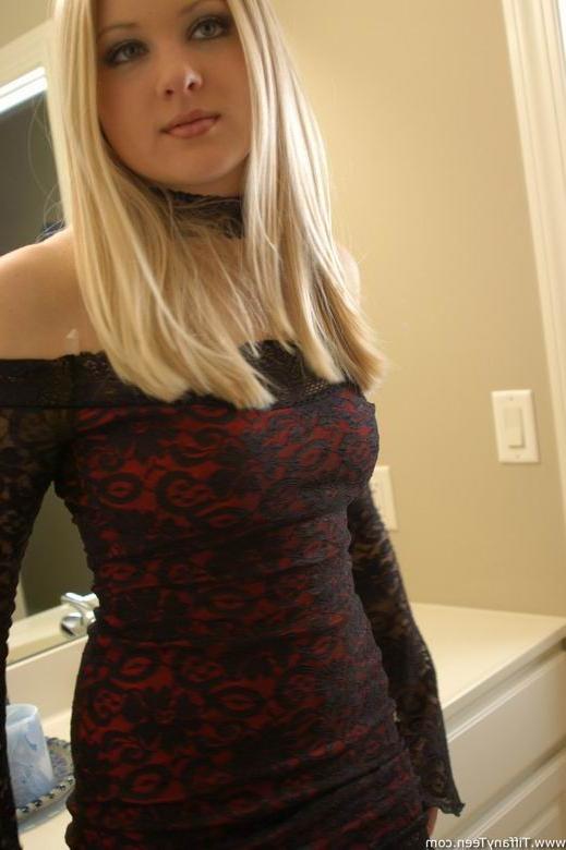 16P blonde teen babe in cotton panties