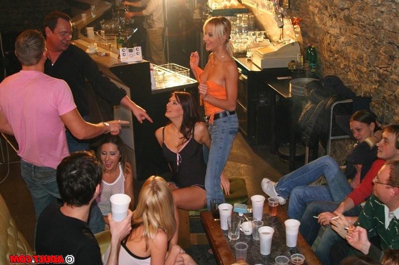 16P Drunk party babes go hardcore all the way late into the night