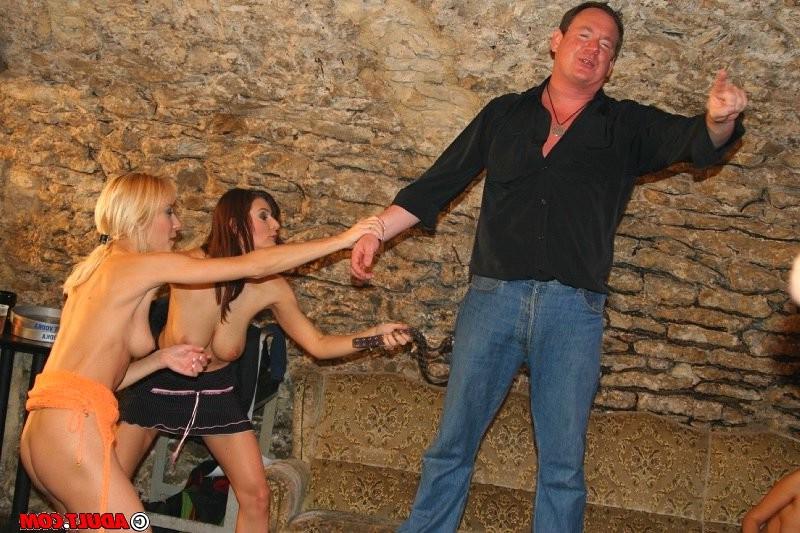 16P Drunk party babes go hardcore all the way late into the night