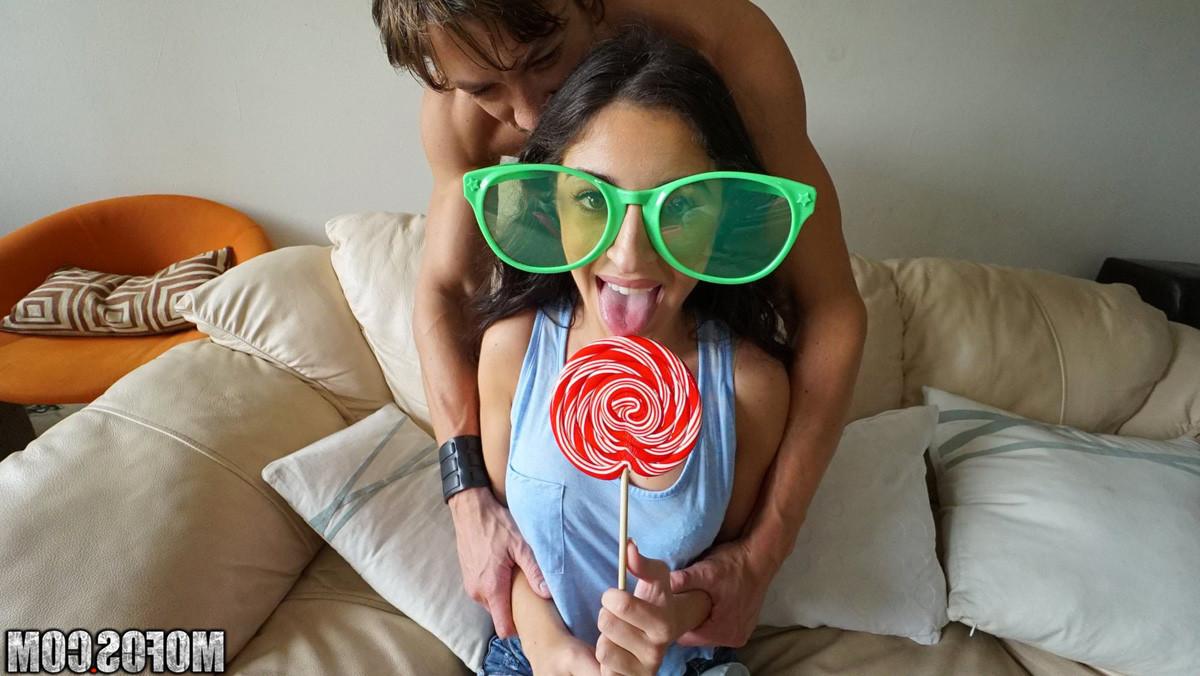 14P Cameron Canela devours his tasty cock like a lollipop