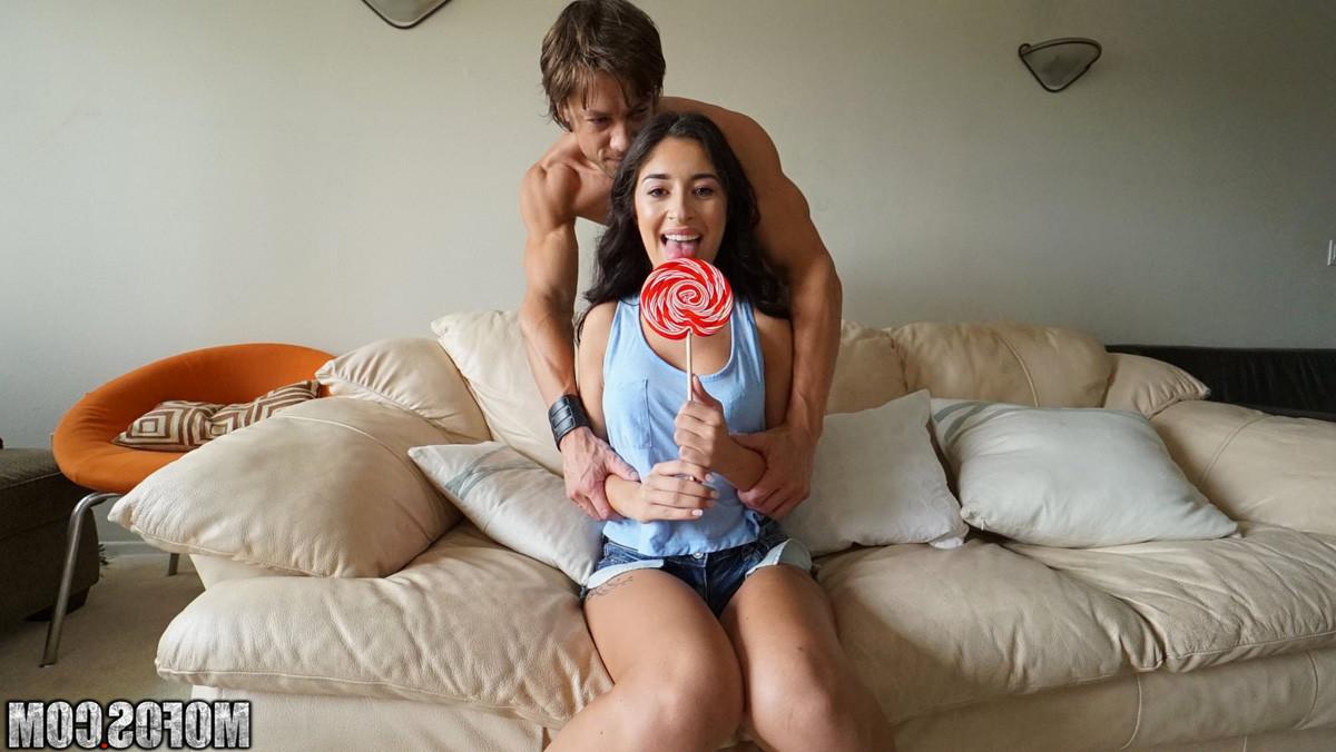 14P Cameron Canela devours his tasty cock like a lollipop