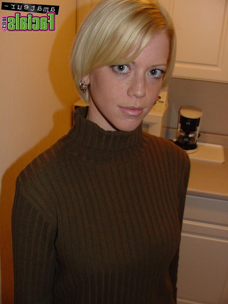 14P Explosion of cum on Jennys cute face