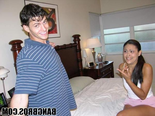 12P Tiny teen measures really big dick