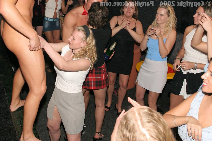 11P Sexy drunk girls party with nude male strippers