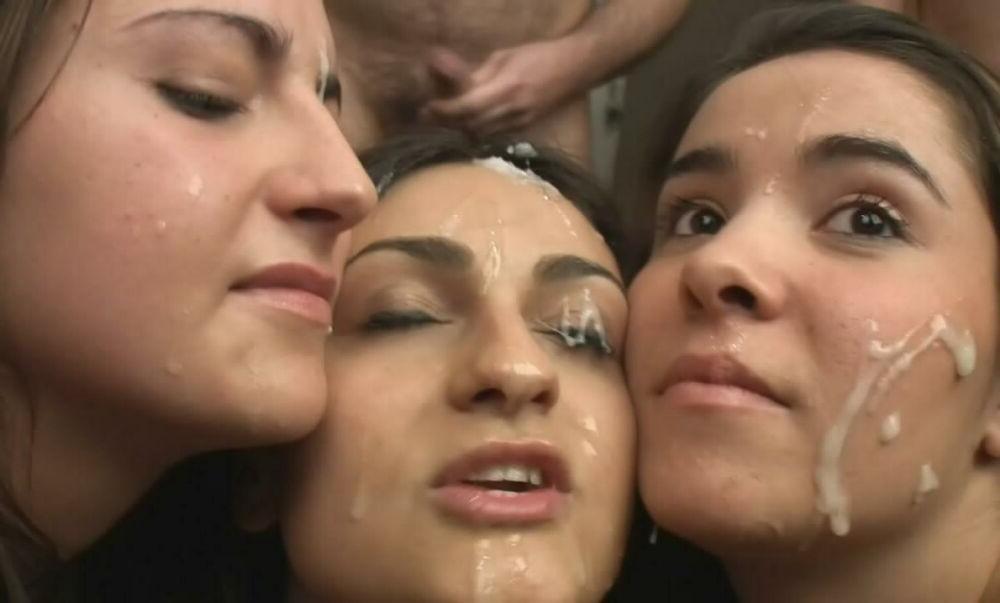15P Horny gfs lick cock and cumshots  1