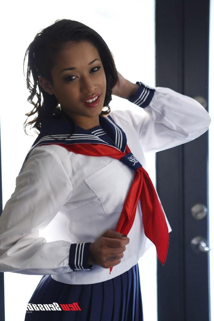 16P Cute sailor Skin Diamond gets drilled by a fat cock