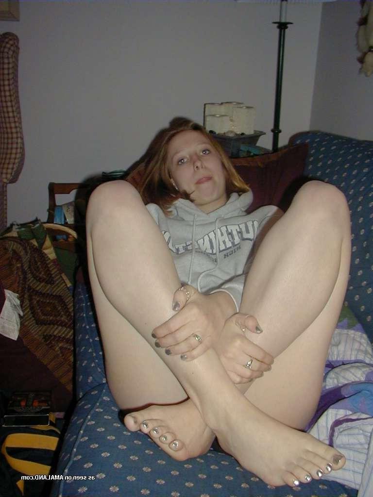15P Drunk amateur teen girlfriend shows hairy pussy and sucks cock