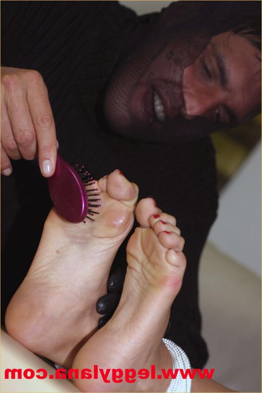 12P A burglar ties up Leggy Lana and gives her some tickle torture u