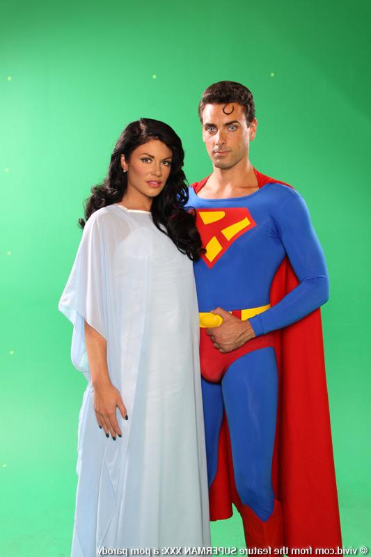 16P Andy San Dimas gets her wet pussy drilled by Superman