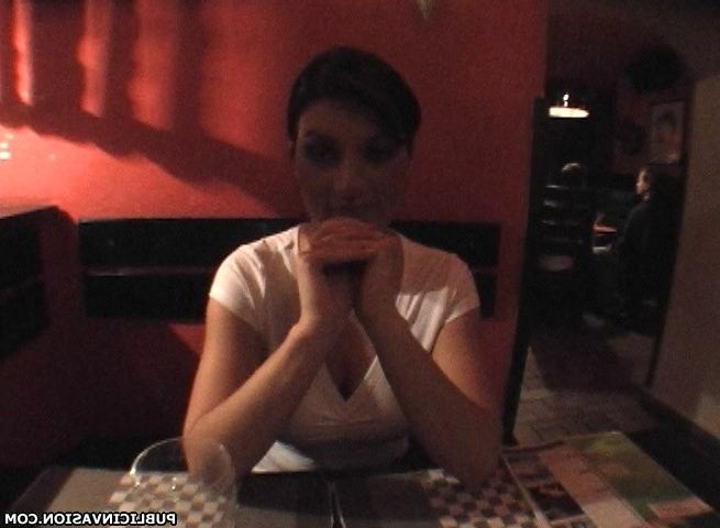 16P dark sultry chick enjoys sucking a rather large strangers pecker