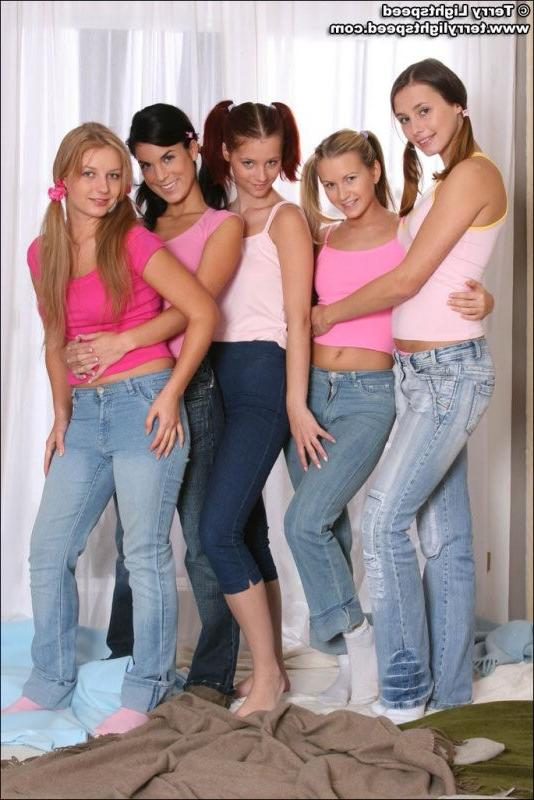 15P Teens in cotton panties get naughty