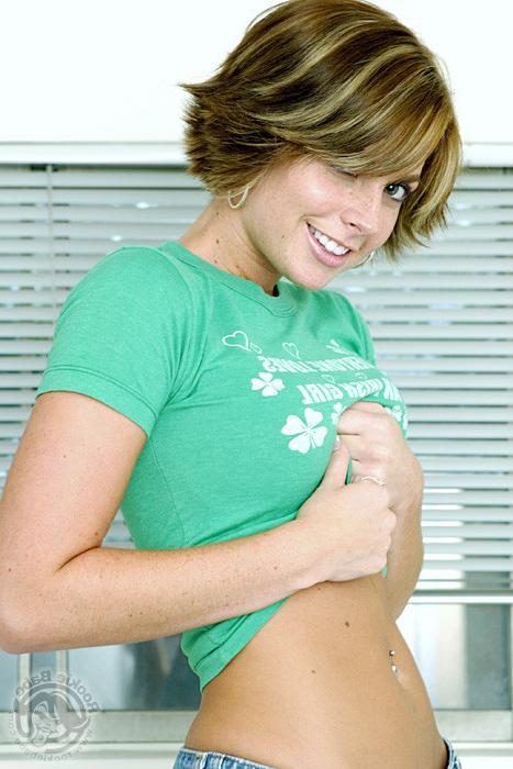 16P Freckle faced teen girl next door in her bedroom