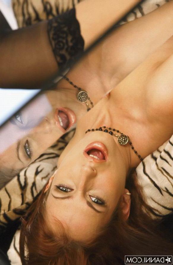 16P Sophie Evans in black lingerie and stockings