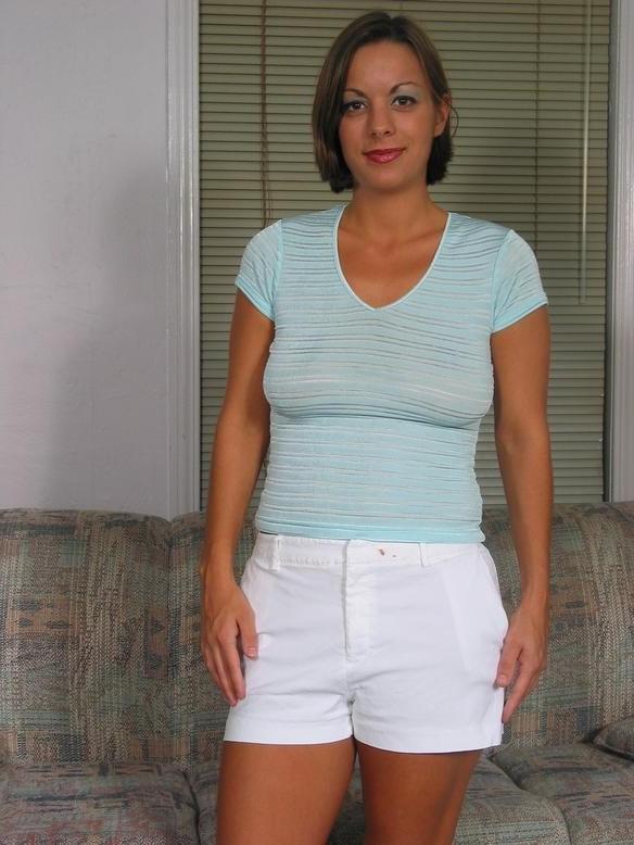 16P Big Tit Milf Takes Off Panties and Spreads Legs
