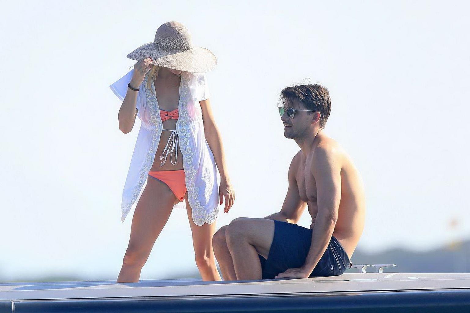 16P Olivia Palermo wearing tiny bikini and swimsuit on the boat