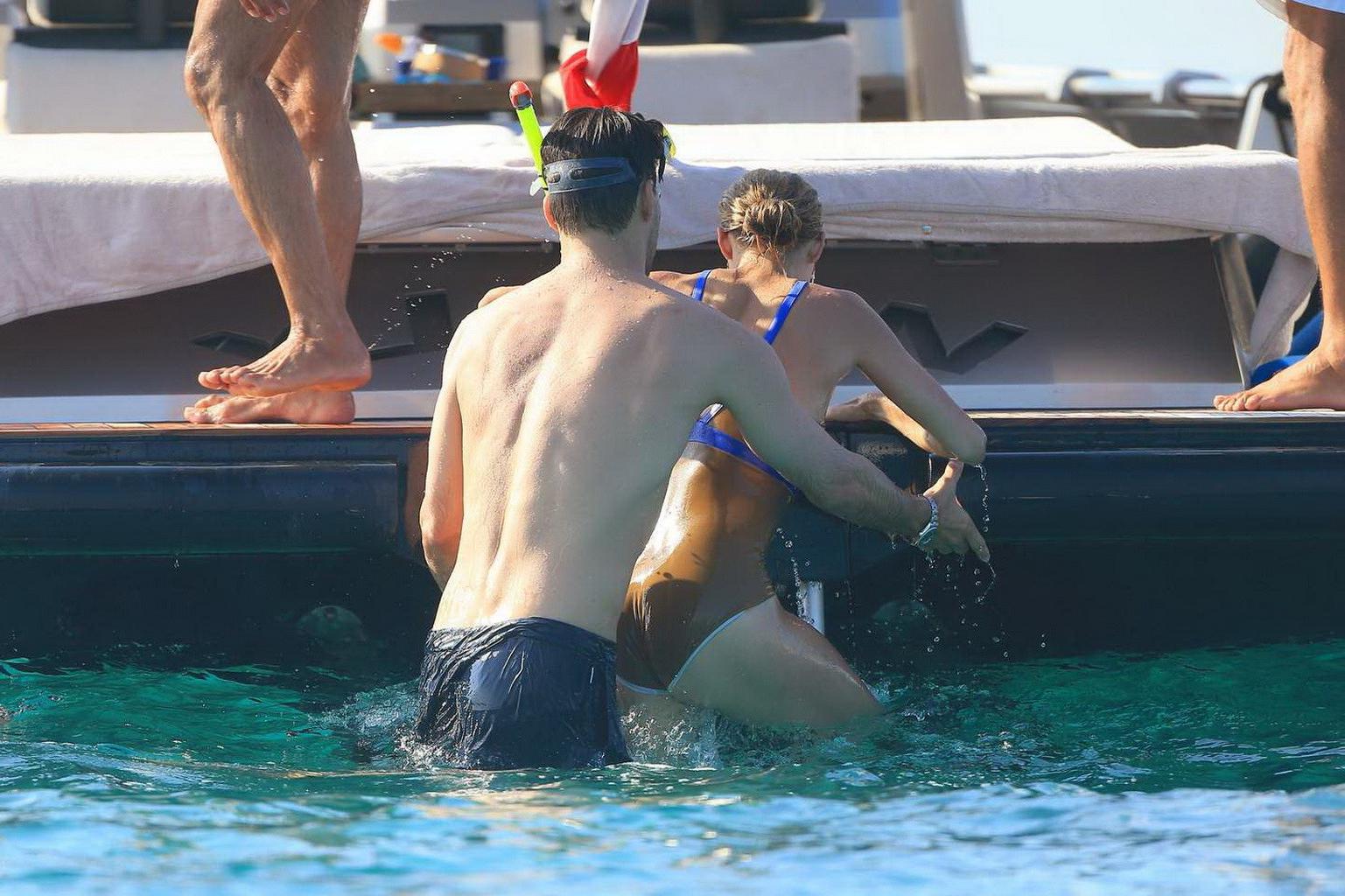 16P Olivia Palermo wearing tiny bikini and swimsuit on the boat