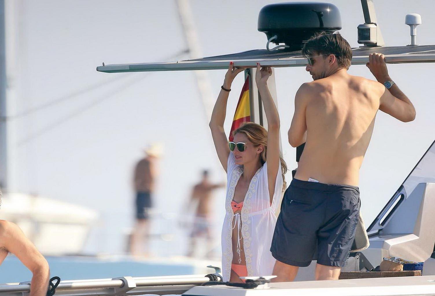 16P Olivia Palermo wearing tiny bikini and swimsuit on the boat