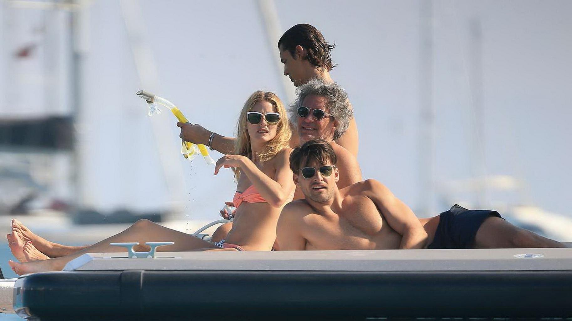 16P Olivia Palermo wearing tiny bikini and swimsuit on the boat